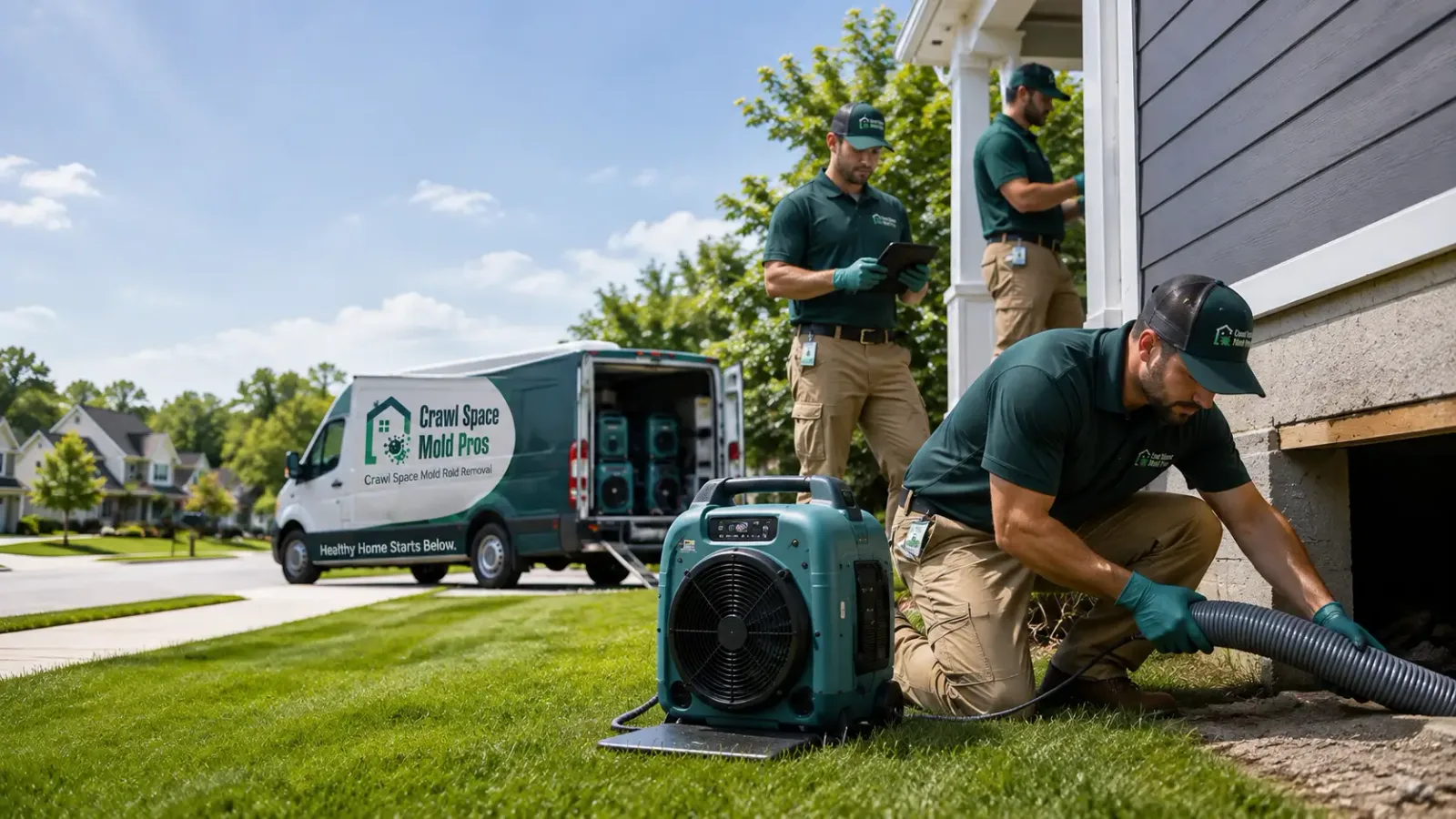 Crawl Space Mold Removal in Pillsbury, ND